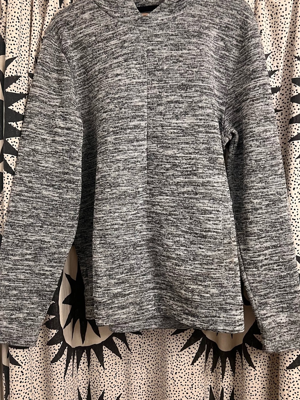 Nordstrom Calibrate Gray Knit Pullover Hoodie